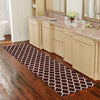 Lattice Gardens Collection Area Rug -  Bloomfield (Purple) Runner Purple  lifestyle 63