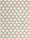 Lattice Gardens Collection Area Rug -  Bloomfield (Beige and Gray) Rectangle Beige and Gray Main