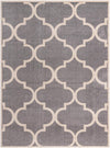Lattice Gardens Collection Area Rug -  Espaliera Rectangle Gray  lifestyle 6