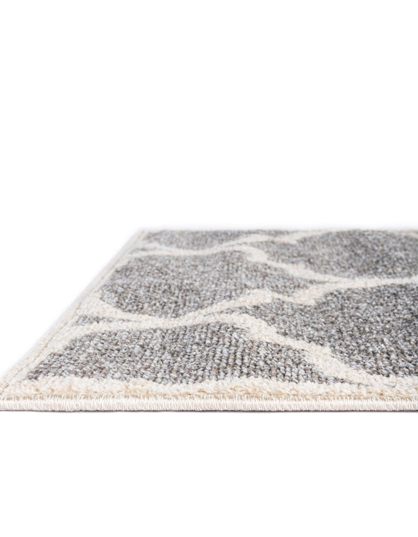 Lattice Gardens Collection Area Rug -  Espaliera Rectangle Gray  lifestyle 75