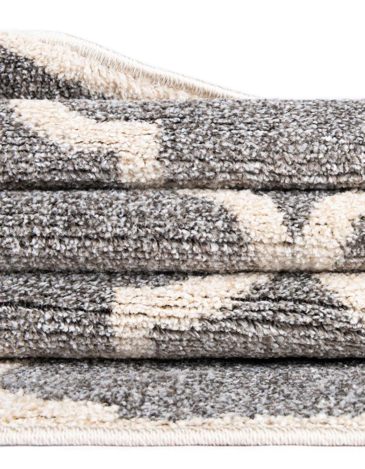 Lattice Gardens Collection Area Rug -  Espaliera Rectangle Gray  lifestyle 96