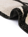 Lattice Gardens Collection Area Rug -  Espaliera Rectangle Beige and Black  lifestyle 54