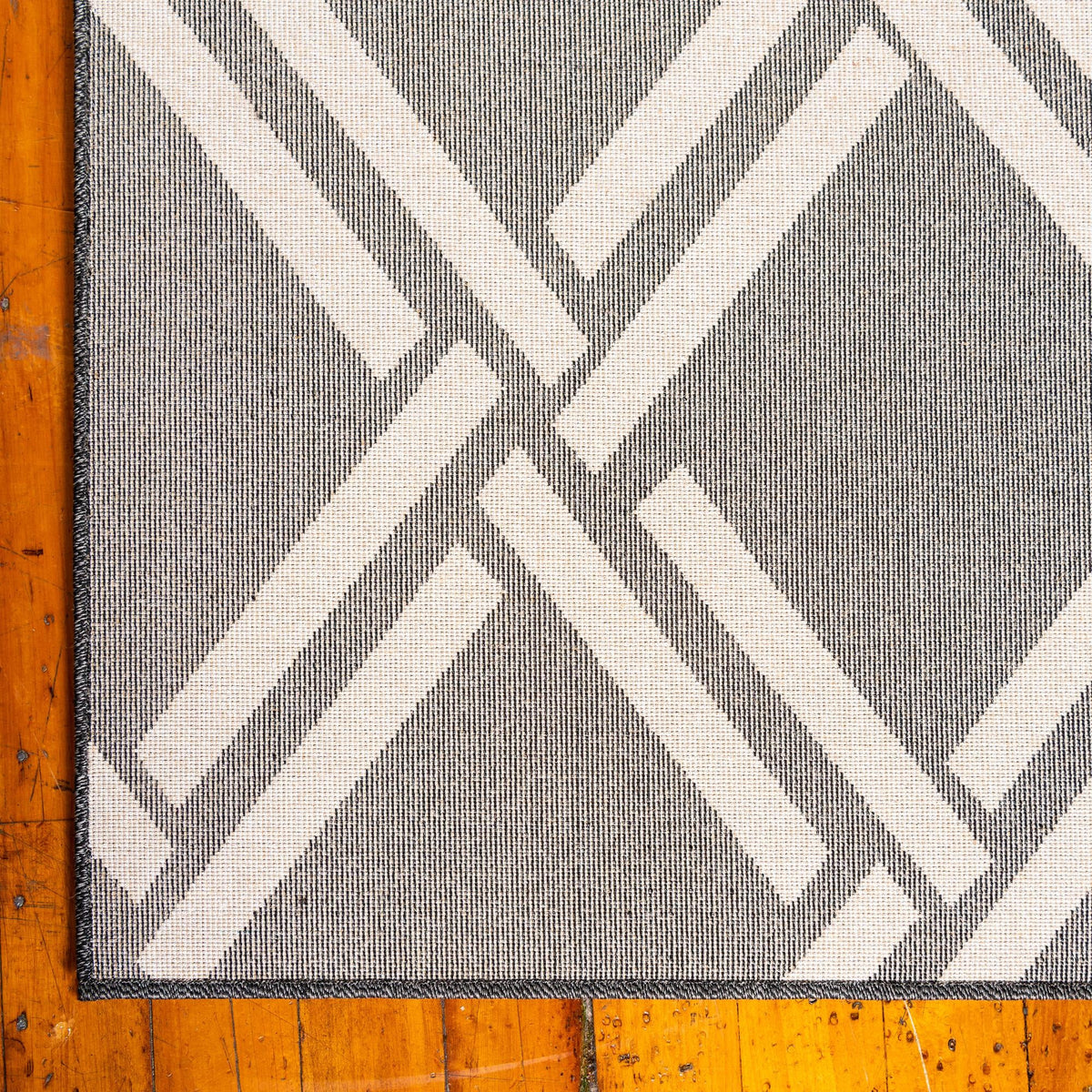 Lattice Gardens Collection Area Rug -  Gardenvale Rectangle Black  lifestyle 29