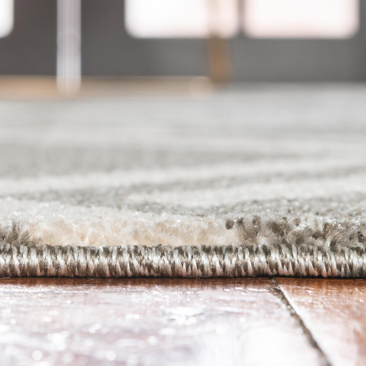 Lattice Gardens Collection Area Rug -  Gardenvale Round Gray  lifestyle 41