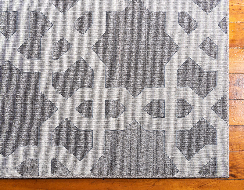 Lattice Gardens Collection Area Rug -  Espalierest Rectangle Gray  lifestyle 10