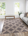 Lattice Gardens Collection Area Rug -  Gardenvale Rectangle Gray  lifestyle 6