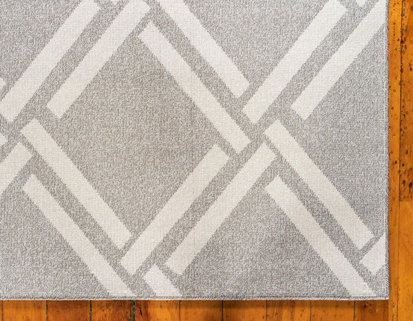 Lattice Gardens Collection Area Rug -  Gardenvale Rectangle Gray  lifestyle 30