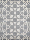Lattice Gardens Collection Area Rug -  Greenhedge Rectangle Gray  lifestyle 6