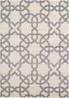 Lattice Gardens Collection Area Rug -  Greenhedge Rectangle Beige and Gray  lifestyle 2