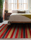 Zagros Oasis Collection Area Rug -  Behbahan Rectangle Multi  lifestyle 8