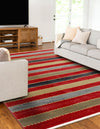 Zagros Oasis Collection Area Rug -  Behbahan Rectangle Multi  lifestyle 14