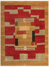 Zagros Oasis Collection Area Rug -  Izeh Rectangle Rust Red Main