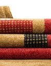 Zagros Oasis Collection Area Rug -  Izeh Round Rust Red  lifestyle 48