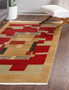 Zagros Oasis Collection Area Rug -  Izeh Rectangular Rust Red  lifestyle 20