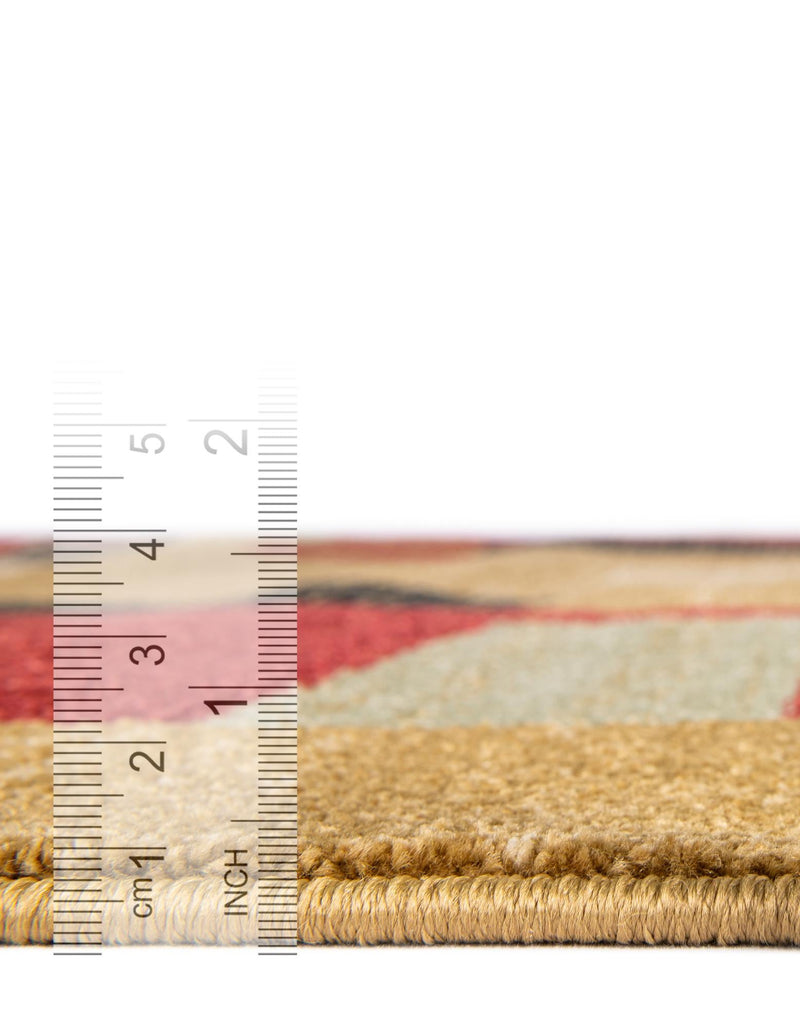 Zagros Oasis Collection Area Rug -  Izeh Rectangle Rust Red  lifestyle 5