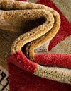 Zagros Oasis Collection Area Rug -  Izeh Rectangle Rust Red  lifestyle 8