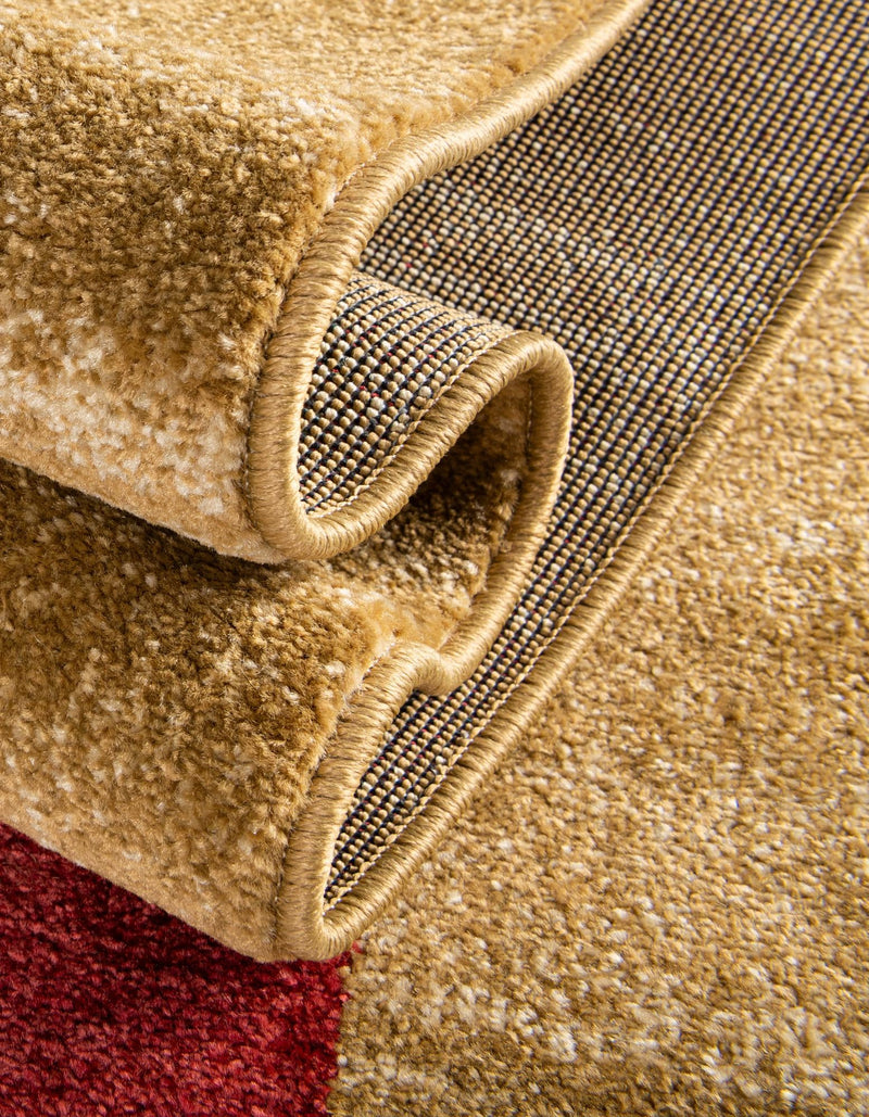 Zagros Oasis Collection Area Rug -  Izeh Rectangular Rust Red  lifestyle 46
