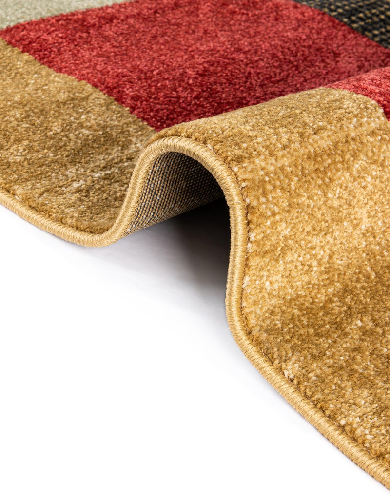 Zagros Oasis Collection Area Rug -  Izeh Rectangle Rust Red  lifestyle 18