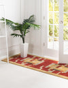 Zagros Oasis Collection Area Rug -  Izeh Runner Rust Red  lifestyle 22