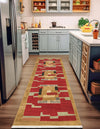 Zagros Oasis Collection Area Rug -  Izeh Runner Rust Red  lifestyle 37