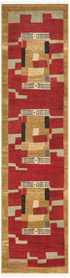 Zagros Oasis Collection Area Rug -  Izeh Runner Rust Red  lifestyle 16