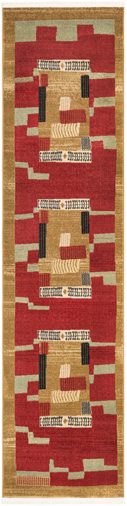 Zagros Oasis Collection Area Rug -  Izeh Runner Rust Red  lifestyle 16