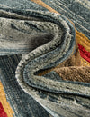 Zagros Oasis Collection Area Rug -  Lordegan Rectangle Blue  lifestyle 8