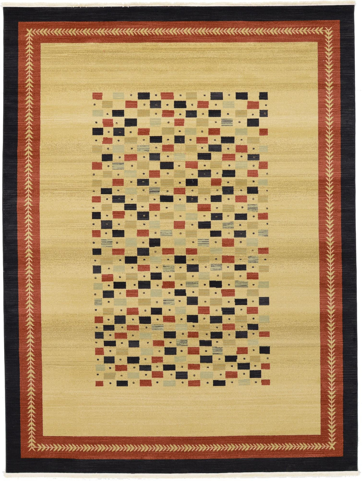 Zagros Oasis Collection Area Rug -  Sanandaj Rectangle Beige  lifestyle 2