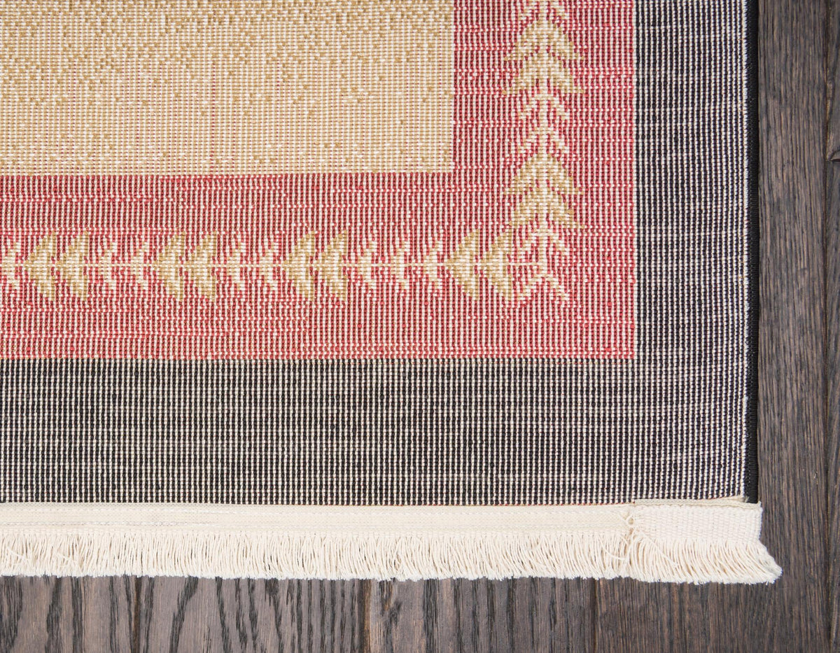 Zagros Oasis Collection Area Rug -  Sanandaj Rectangle Beige  lifestyle 11