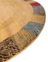 Zagros Oasis Collection Area Rug -  Aligoodarz Round Beige  lifestyle 36