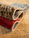 Zagros Oasis Collection Area Rug -  Aligoodarz Rectangular Beige  lifestyle 63