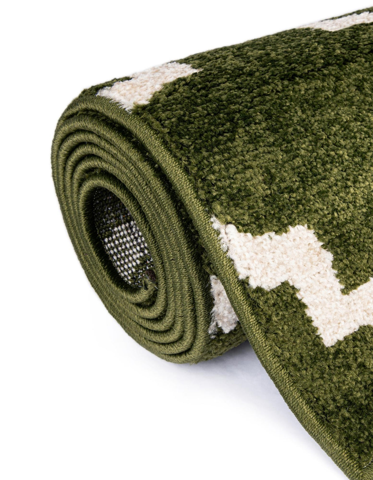 Lattice Gardens Collection Area Rug -  Bloomfield (Dark Green) Rectangle Dark Green  lifestyle 19