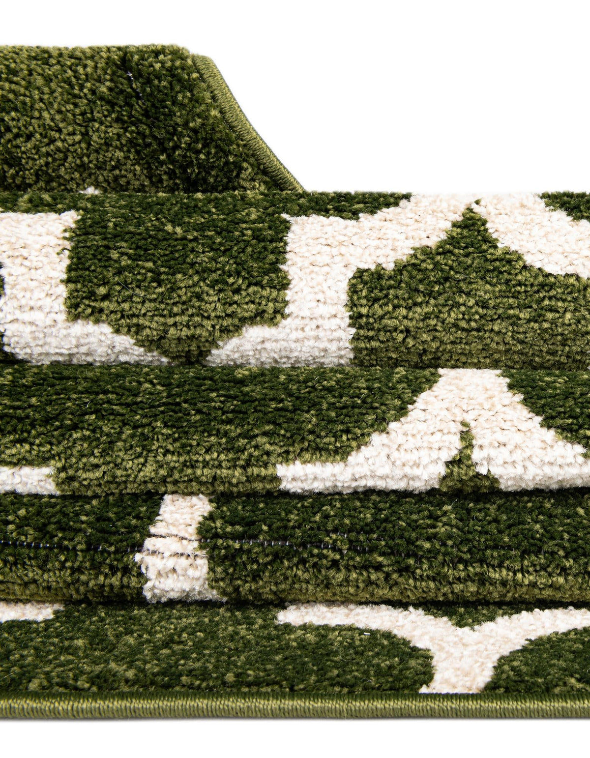 Lattice Gardens Collection Area Rug -  Bloomfield (Dark Green) Rectangle Dark Green  lifestyle 21