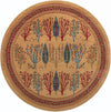 Zagros Oasis Collection Area Rug -  Ilam Round Tan  lifestyle 25