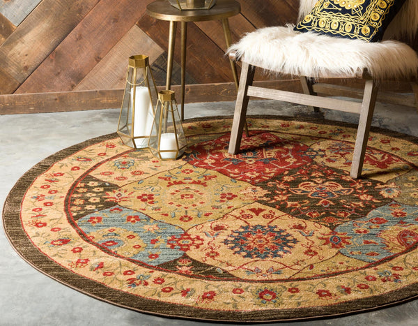 Chelsea Elegance Collection Area Rug -  Camden Round Multi  lifestyle 32
