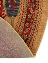 Zagros Oasis Collection Area Rug -  Ilam Round Tan  lifestyle 75