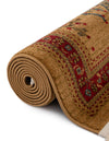 Zagros Oasis Collection Area Rug -  Ilam Rectangular Tan  lifestyle 58