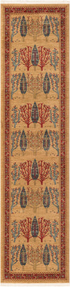 Zagros Oasis Collection Area Rug -  Ilam Runner Tan  lifestyle 27