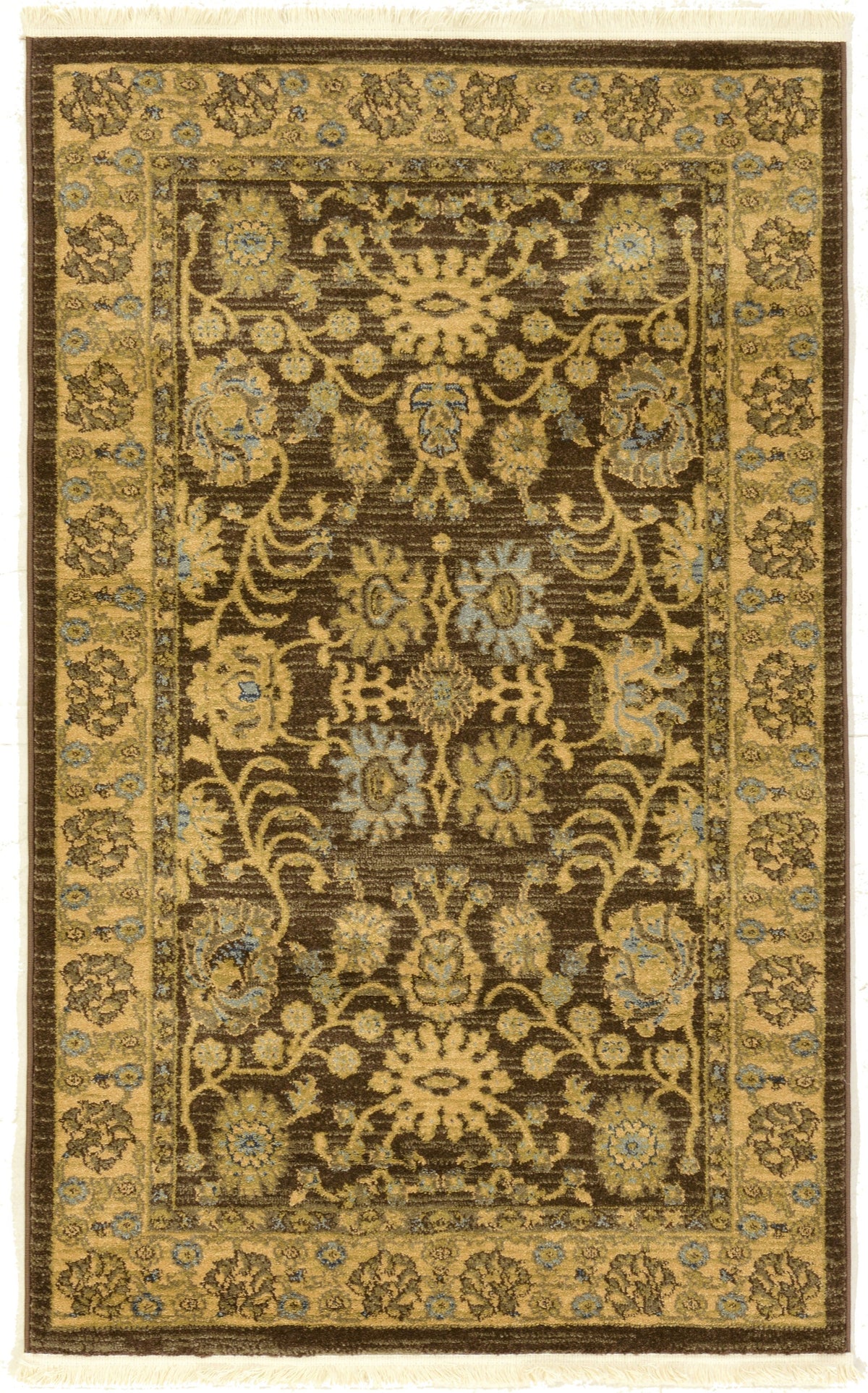 Chelsea Elegance Collection Area Rug -  Soho Rectangle Brown Main