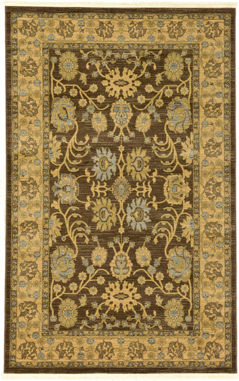 Chelsea Elegance Collection Area Rug -  Soho Rectangle Brown  lifestyle 2