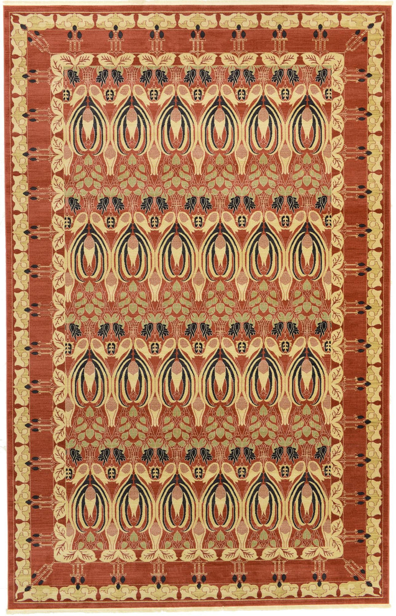 Chelsea Elegance Collection Area Rug -  Chelsea Rectangular Rust Red  lifestyle 10