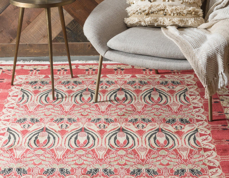 Chelsea Elegance Collection Area Rug -  Chelsea Rectangular Rust Red  lifestyle 12