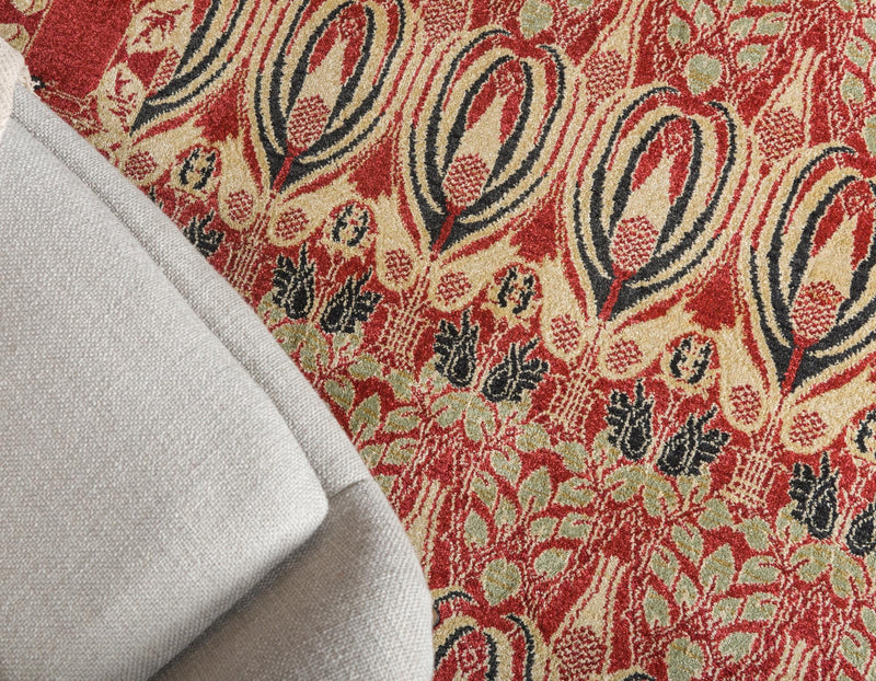Chelsea Elegance Collection Area Rug -  Chelsea Rectangular Rust Red  lifestyle 13