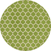 Lattice Gardens Collection Area Rug -  Bloomfield (Light Green) Round Light Green  lifestyle 14