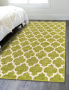 Lattice Gardens Collection Area Rug -  Bloomfield (Light Green) Rectangular Light Green  lifestyle 44