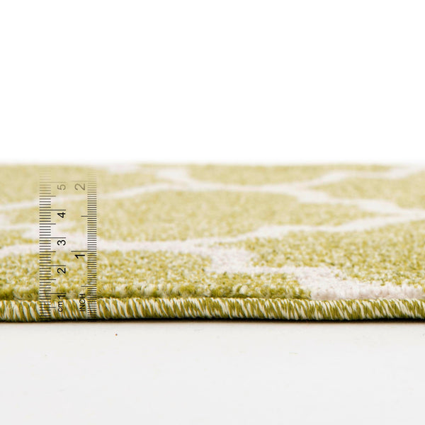 Lattice Gardens Collection Area Rug -  Bloomfield (Light Green) Rectangular Light Green  lifestyle 53