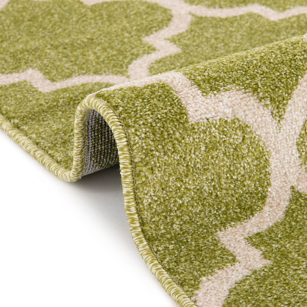 Lattice Gardens Collection Area Rug -  Bloomfield (Light Green) Rectangle Light Green  lifestyle 8