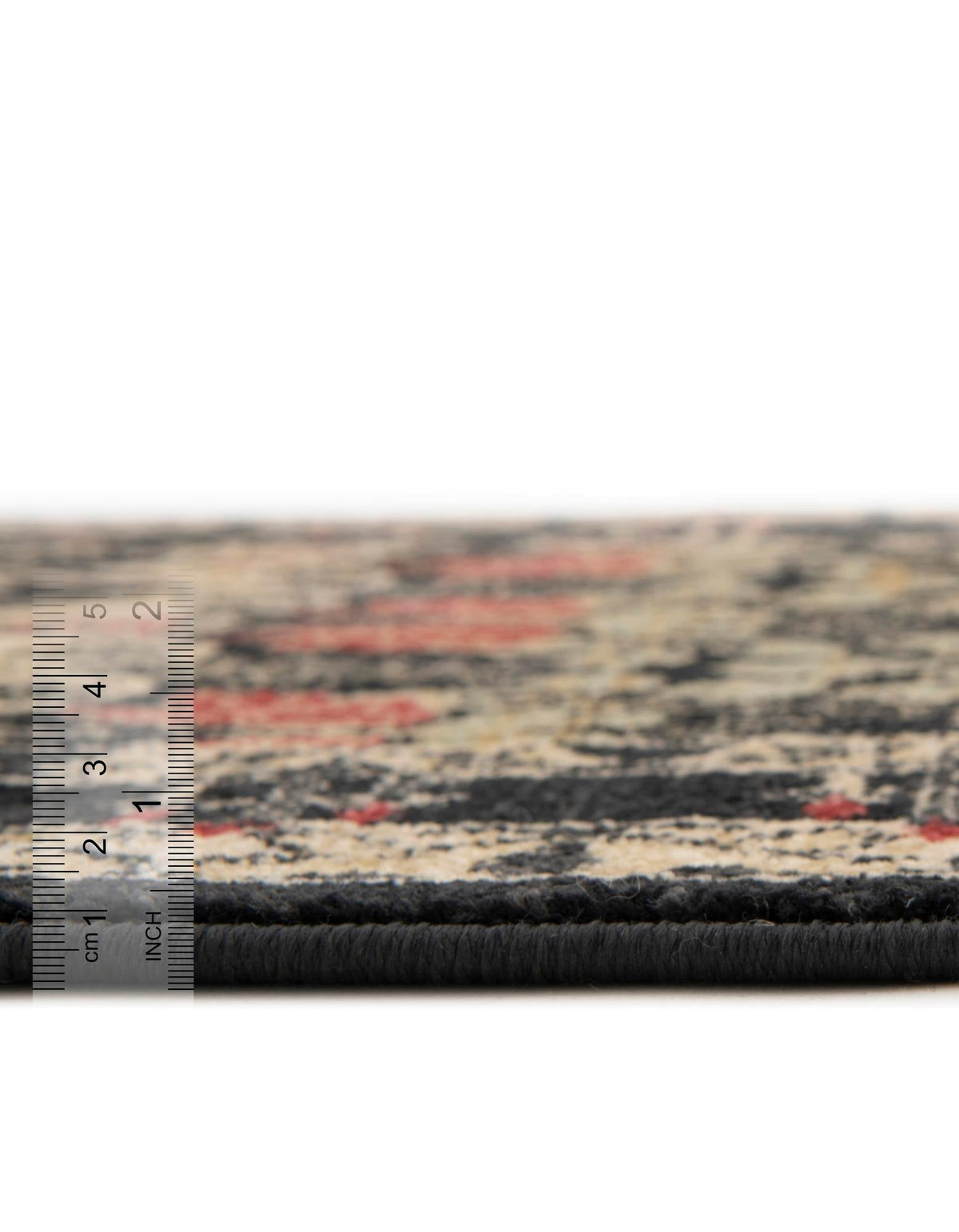 Chelsea Elegance Collection Area Rug -  Brompton (Black) Round Black  lifestyle 97