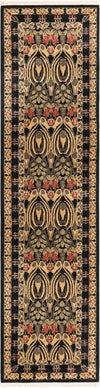 Chelsea Elegance Collection Area Rug -  Brompton (Black) Runner Black  lifestyle 9