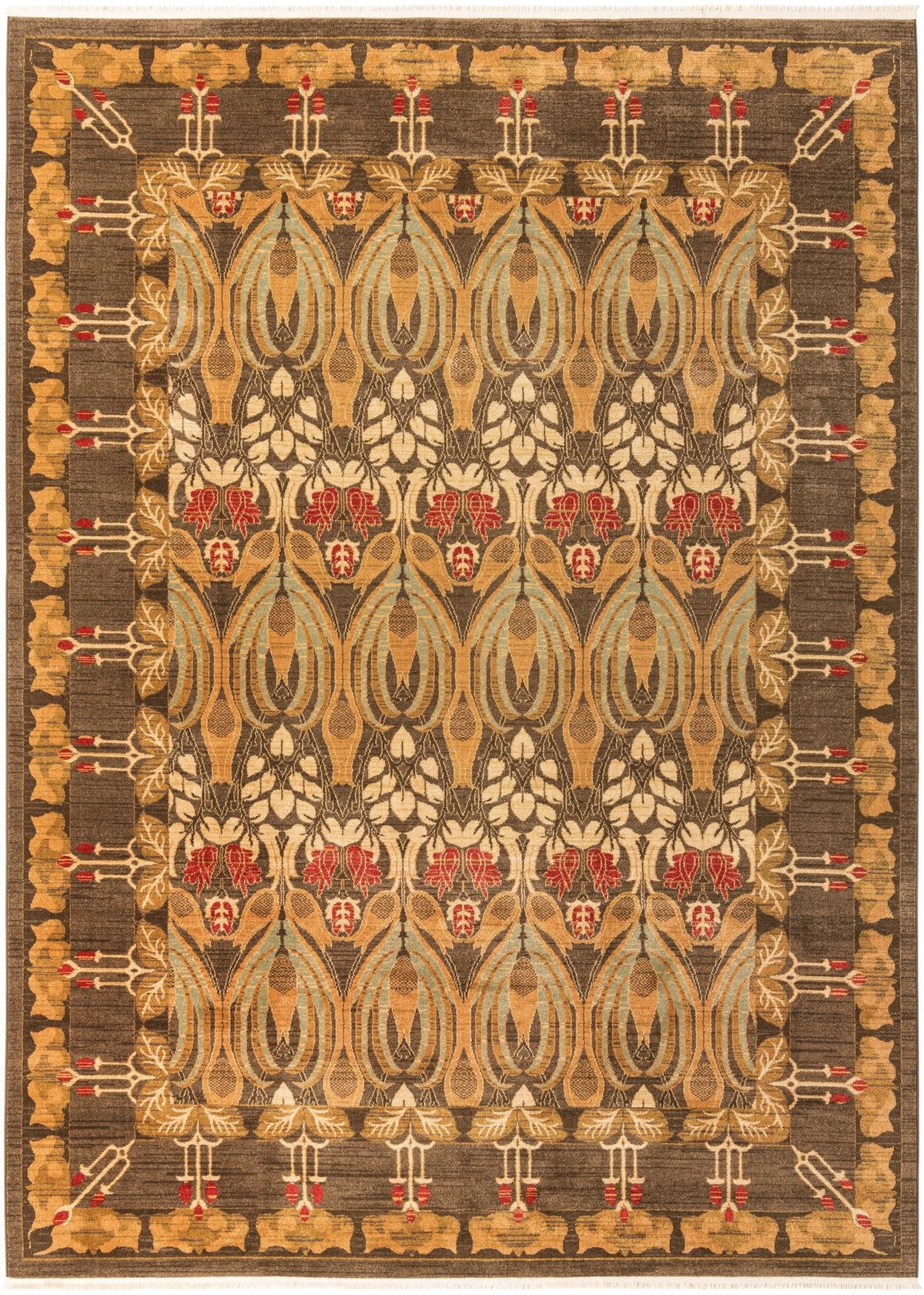 Chelsea Elegance Collection Area Rug -  Brompton (Brown) Rectangle Brown Main